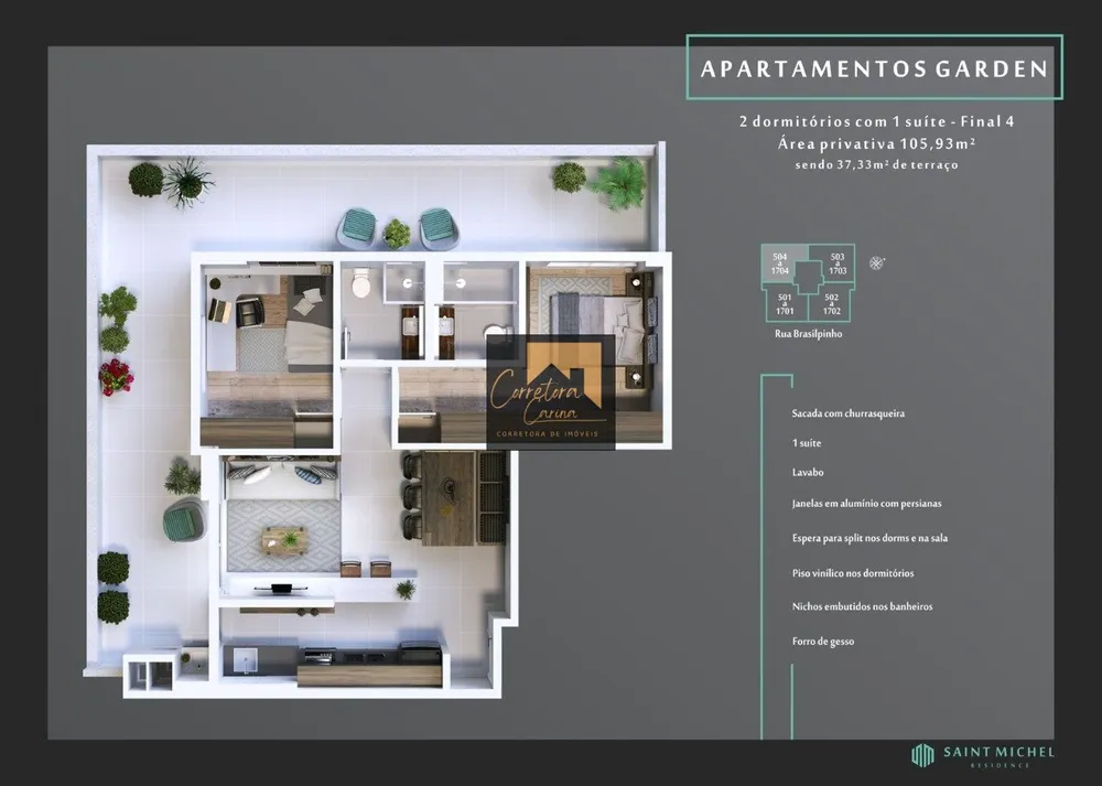 Apartamento, 2 quartos, 68 m² - Foto 10