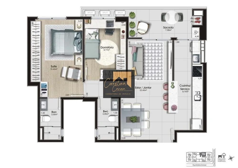 Apartamento, 2 quartos, 84 m² - Foto 5