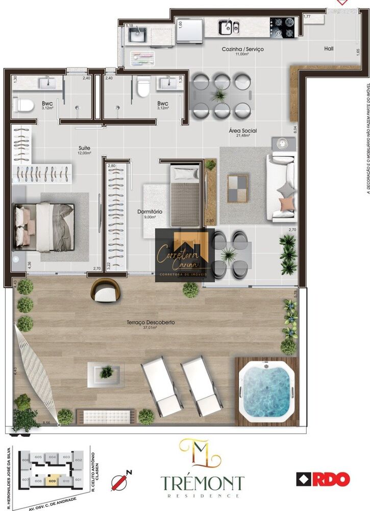 Apartamento, 2 quartos, 108 m² - Foto 3