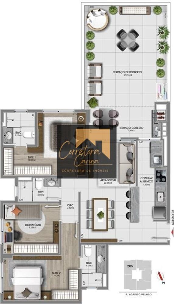 Apartamento, 3 quartos, 126 m² - Foto 5