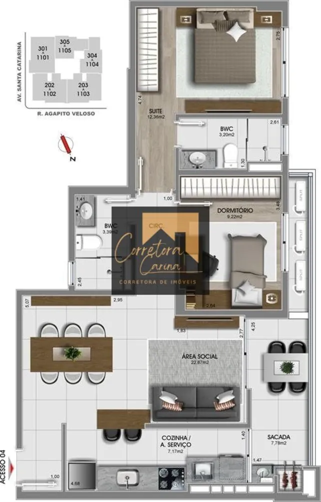 Apartamento, 2 quartos, 76 m² - Foto 5