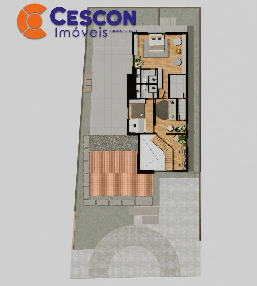 Casa de Condomínio, 4 quartos - Foto 3
