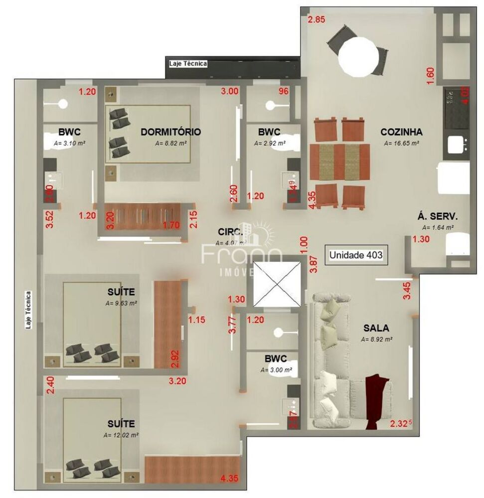 Apartamento, 2 quartos, 65 m² - Foto 8