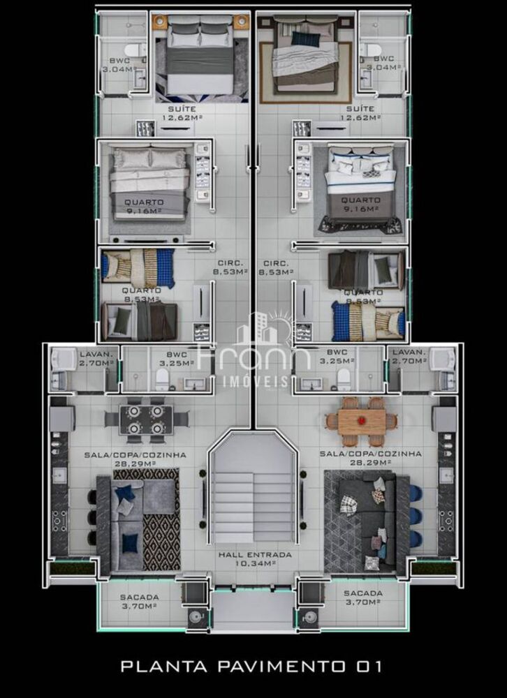 Apartamento, 3 quartos, 83 m² - Foto 4