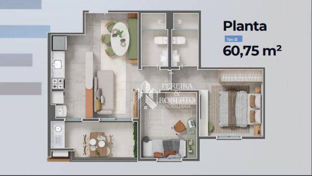 Apartamento, 2 quartos, 62 m² - Foto 7