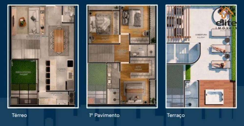 Sobrado, 3 quartos, 160 m² - Foto 3