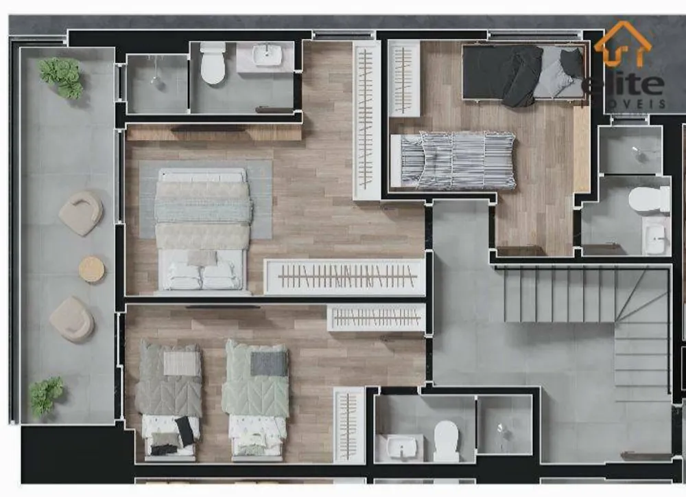 Cobertura, 3 quartos, 144 m² - Foto 7