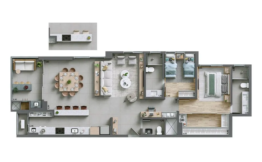 Apartamento, 2 quartos, 69 m² - Foto 15