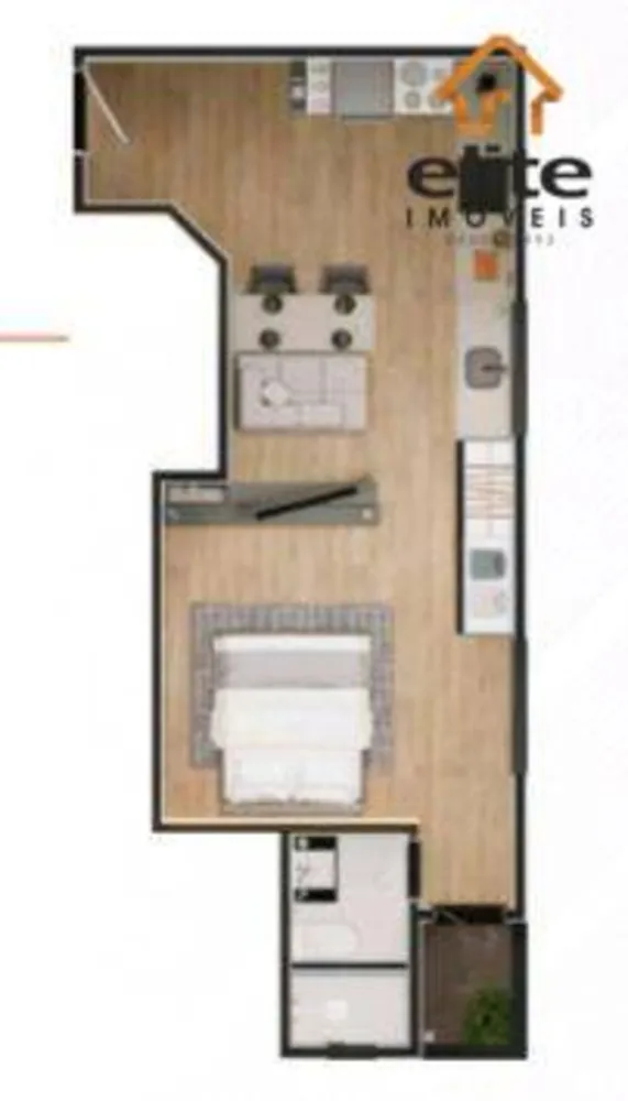 Apartamento, 1 quarto, 32 m² - Foto 5