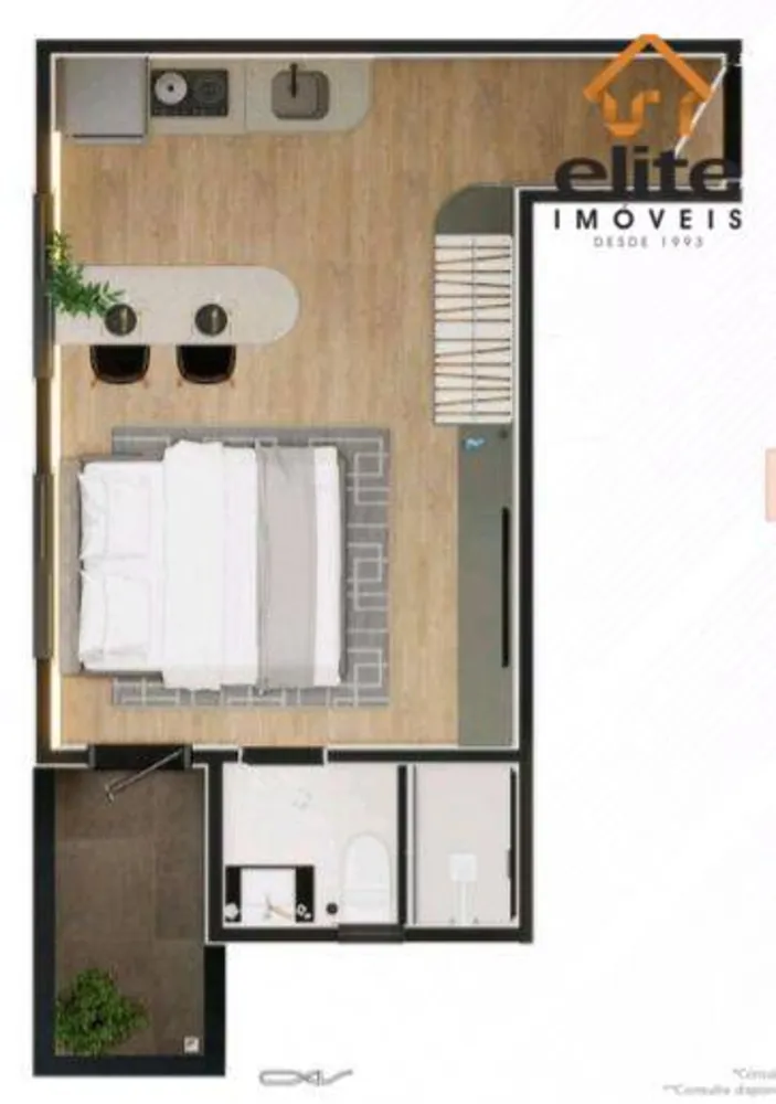 Apartamento, 1 quarto, 32 m² - Foto 4