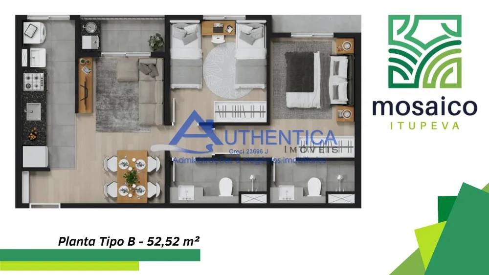 Apartamento, 2 quartos - Foto 12