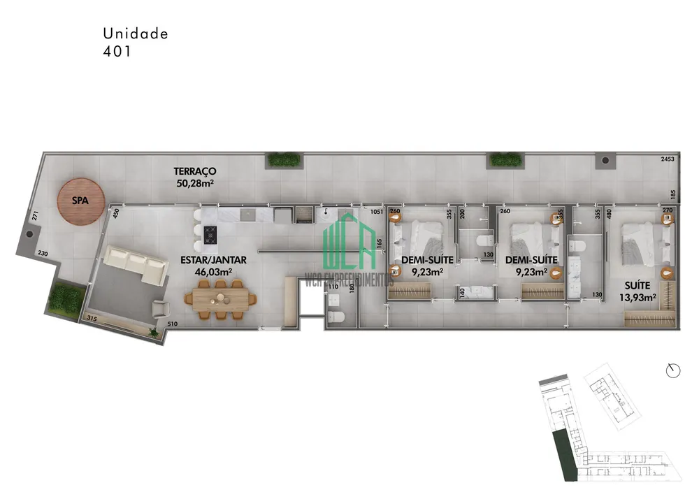 Cobertura, 3 quartos, 120 m² - Foto 1
