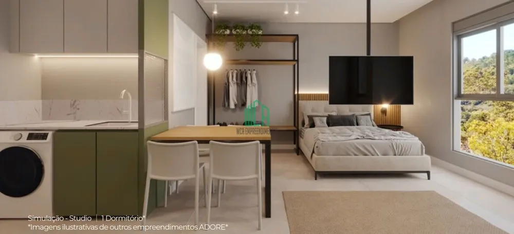 Cobertura, 1 quarto, 62 m² - Foto 1