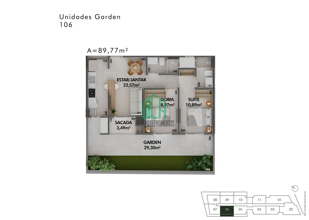Apartamento, 2 quartos, 59 m² - Foto 3