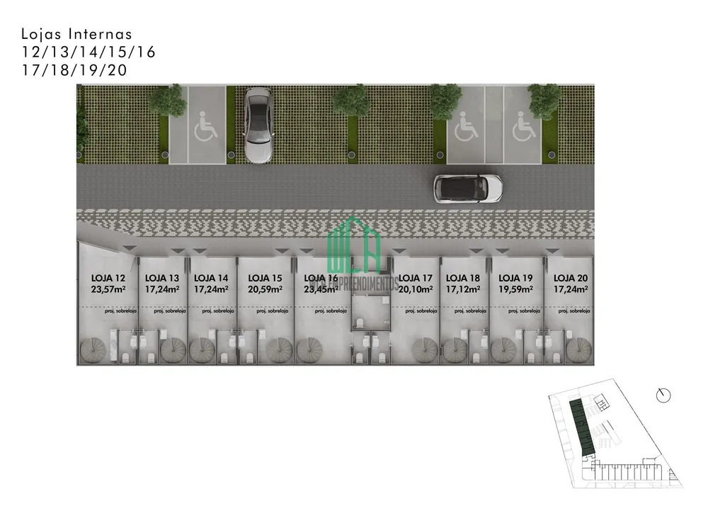 Loja-Salão, 49 m² - Foto 2