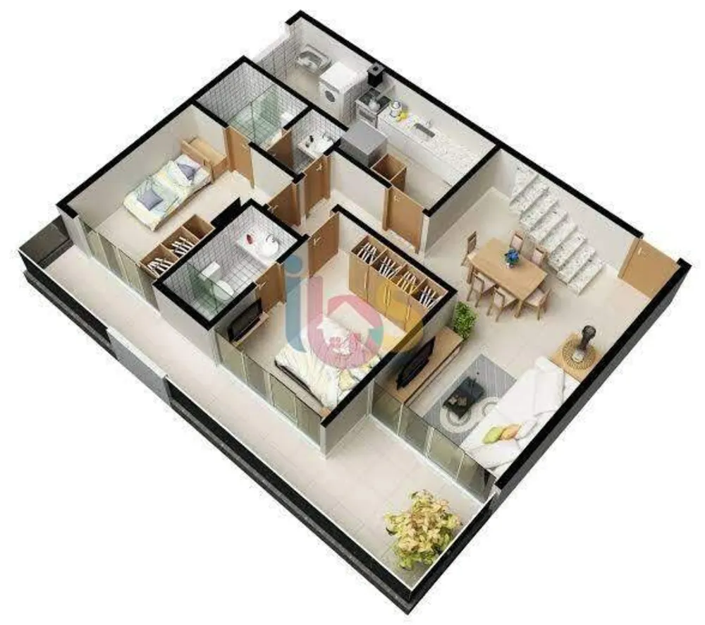 Apartamento, 2 quartos, 77 m² - Foto 8