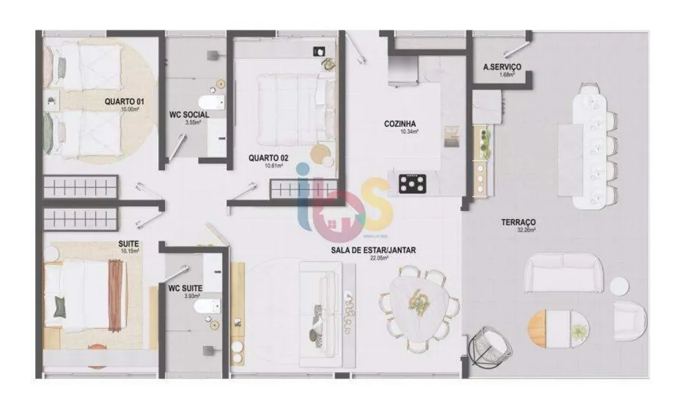 Apartamento, 2 quartos, 61 m² - Foto 11