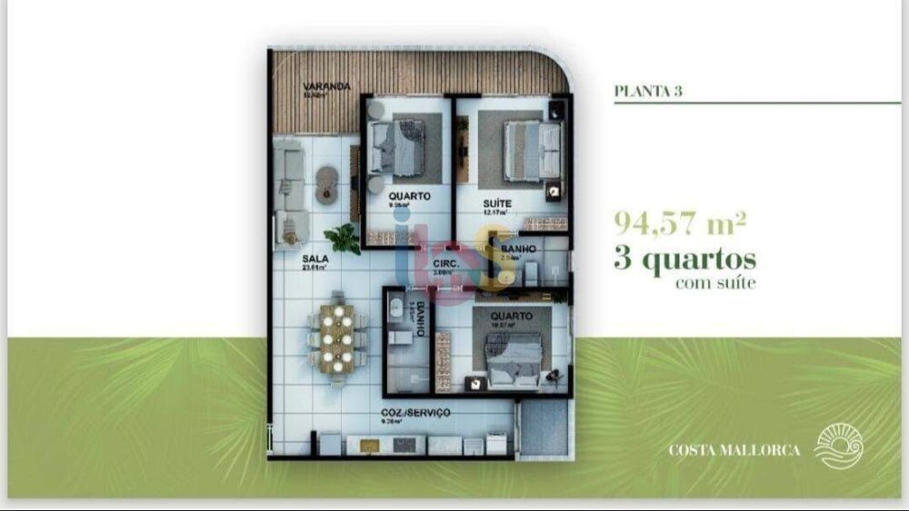 Apartamento, 3 quartos, 100 m² - Foto 7