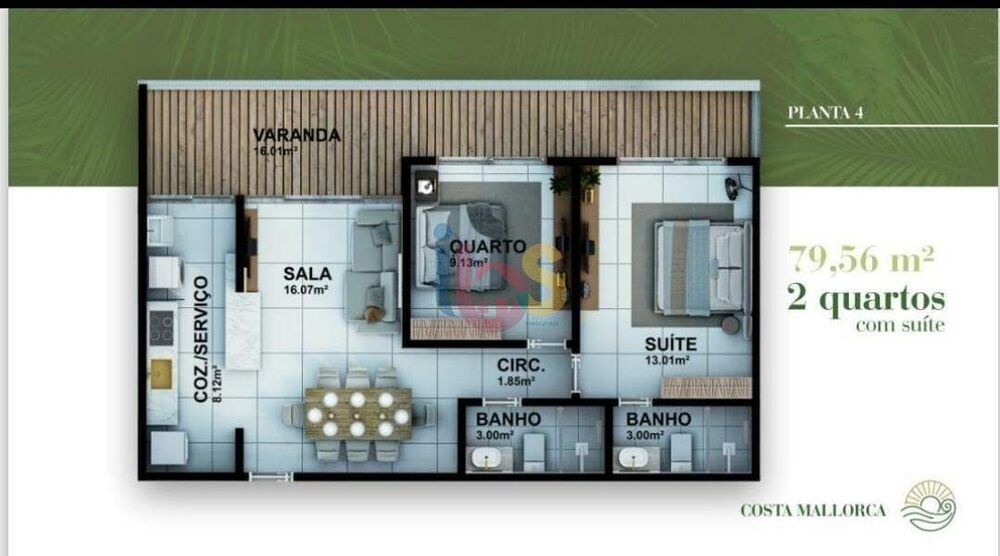 Apartamento, 2 quartos, 80 m² - Foto 13