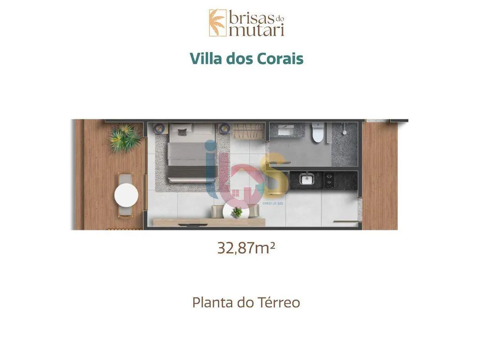 Apartamento, 1 quarto, 33 m² - Foto 5