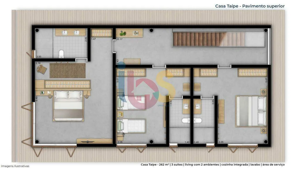 Casa, 3 quartos, 262 m² - Foto 5