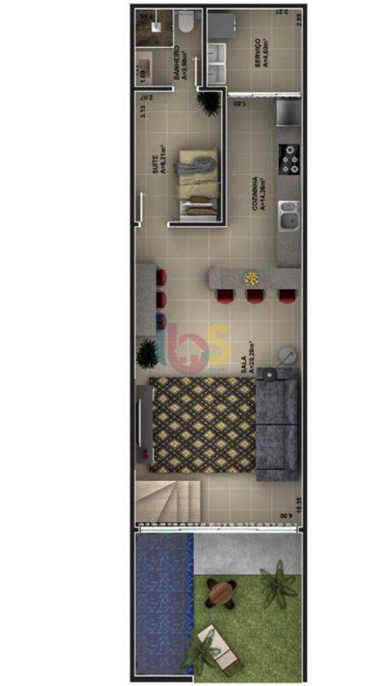 Casa, 3 quartos, 100 m² - Foto 7