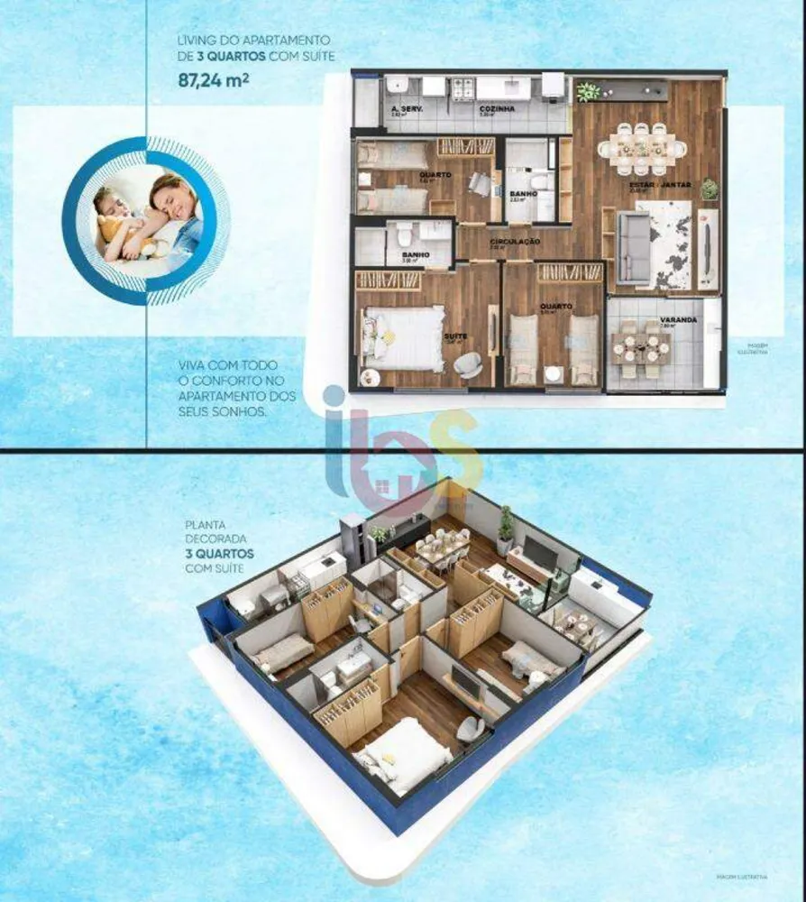 Apartamento, 3 quartos, 88 m² - Foto 8