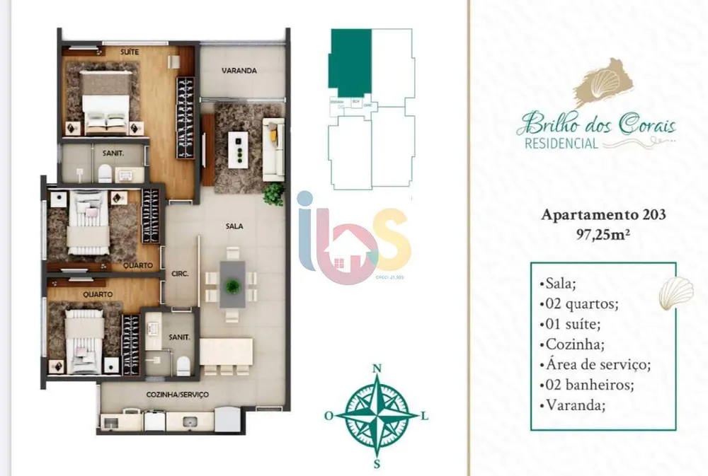 Apartamento, 3 quartos, 93 m² - Foto 14
