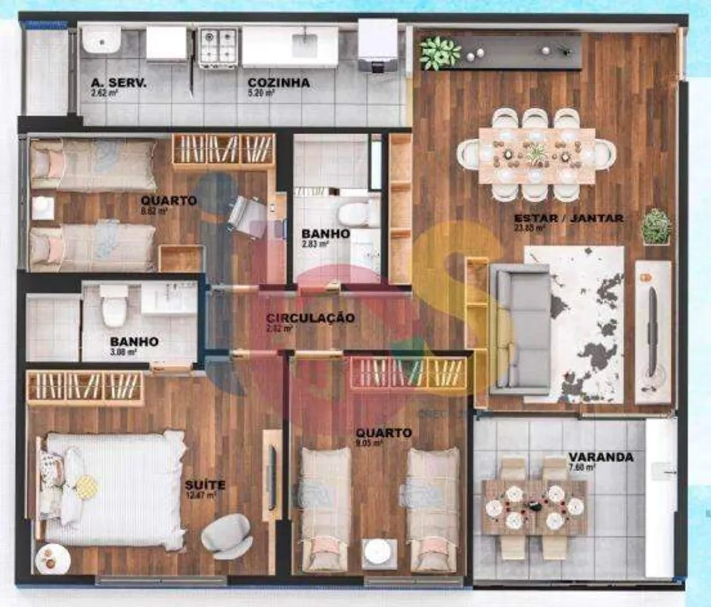Apartamento, 2 quartos, 87 m² - Foto 15
