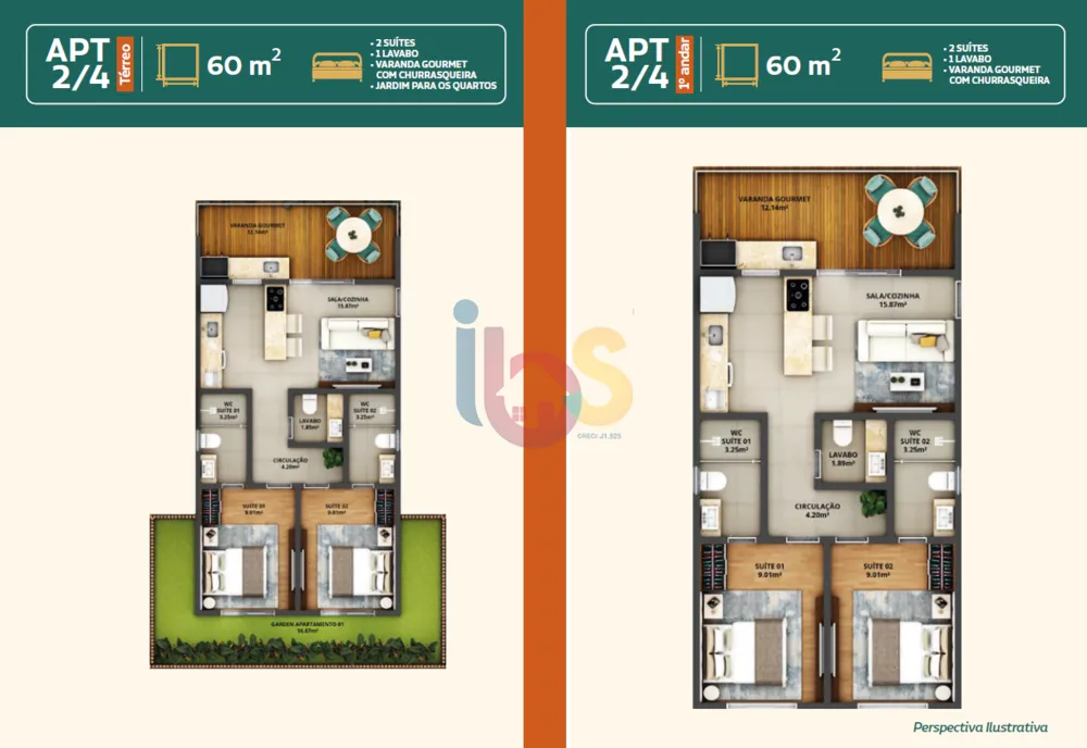 Apartamento, 2 quartos, 60 m² - Foto 8
