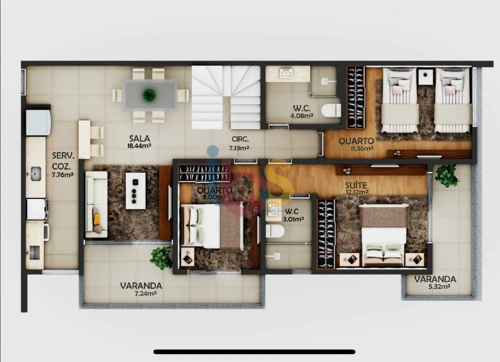 Apartamento, 2 quartos, 94 m² - Foto 10