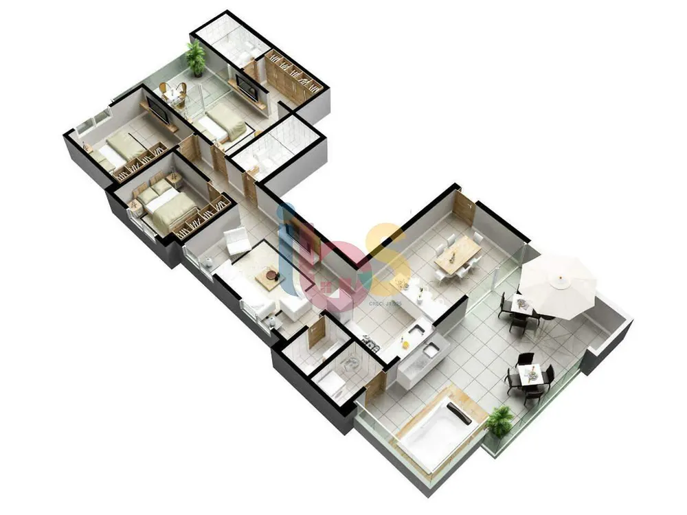 Apartamento, 3 quartos, 153 m² - Foto 7