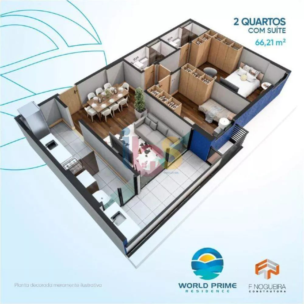 Apartamento à venda com 2 quartos, 66m² - Foto 10