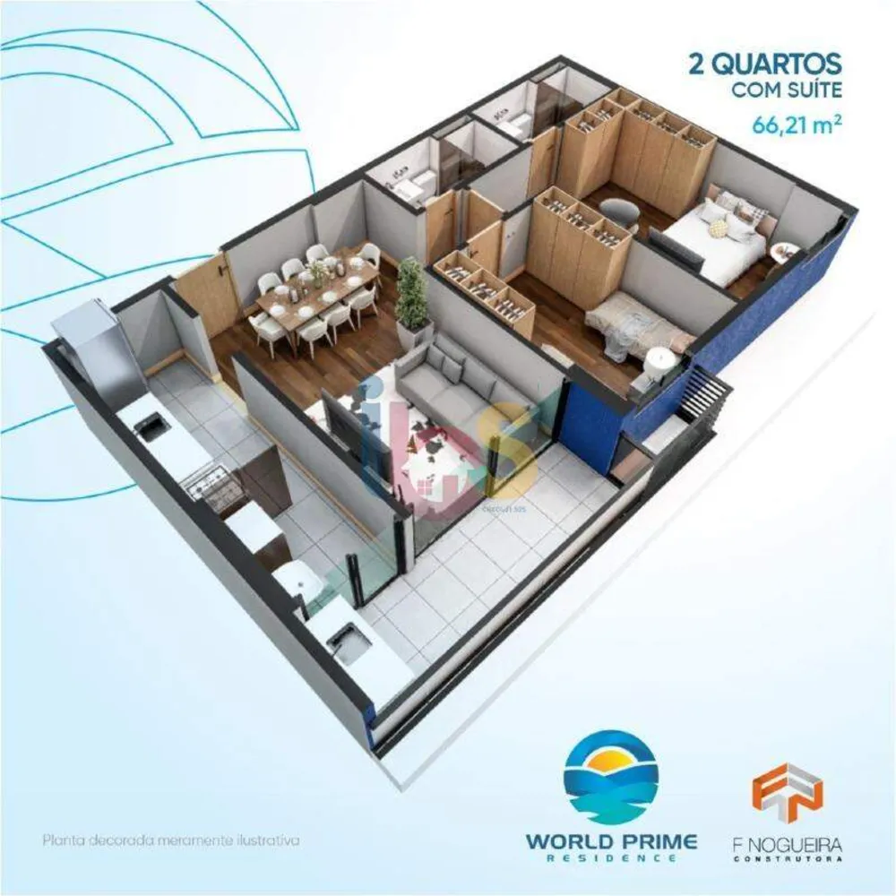 Apartamento, 2 quartos, 66 m² - Foto 8