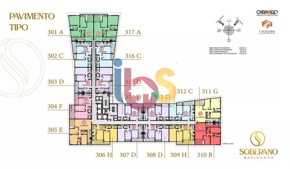 Apartamento à venda com 2 quartos, 67m² - Foto 4