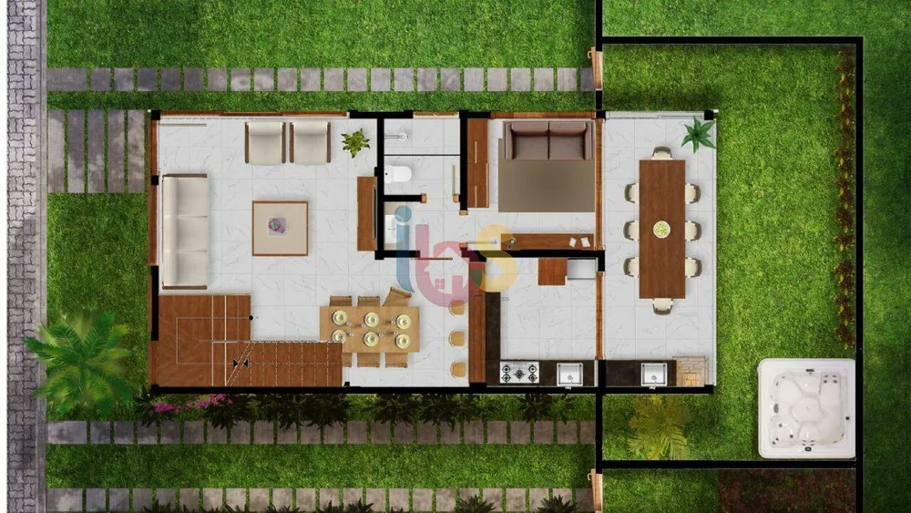 Casa, 3 quartos, 200 m² - Foto 2