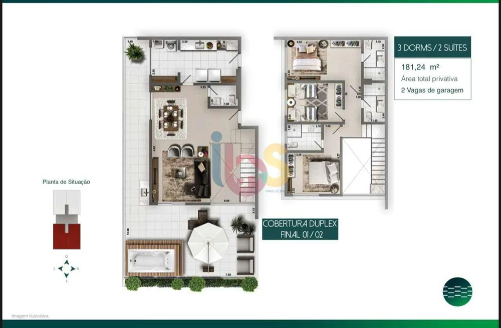 Cobertura, 3 quartos, 178 m² - Foto 8