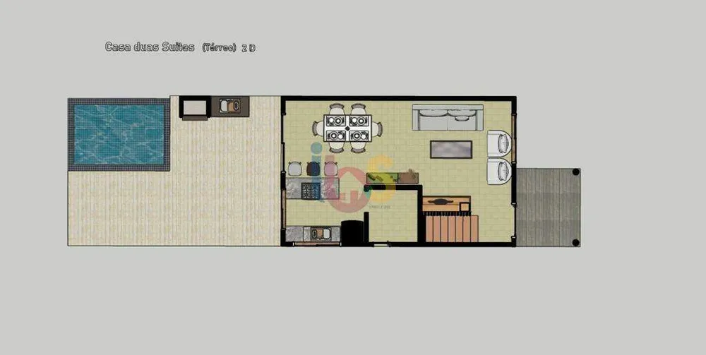 Casa, 2 quartos, 80 m² - Foto 8