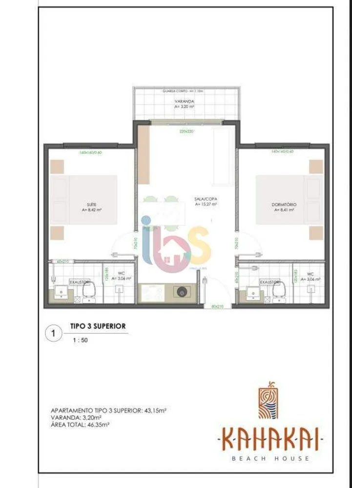 Apartamento, 2 quartos, 46 m² - Foto 6
