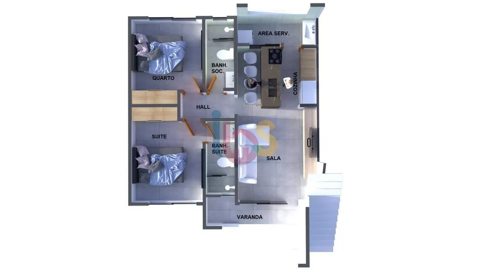 Sítio, 2 quartos, 1000 m² - Foto 3