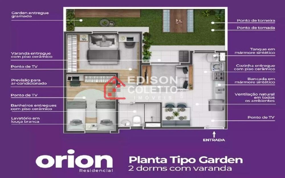 Apartamento, 2 quartos, 43 m² - Foto 4