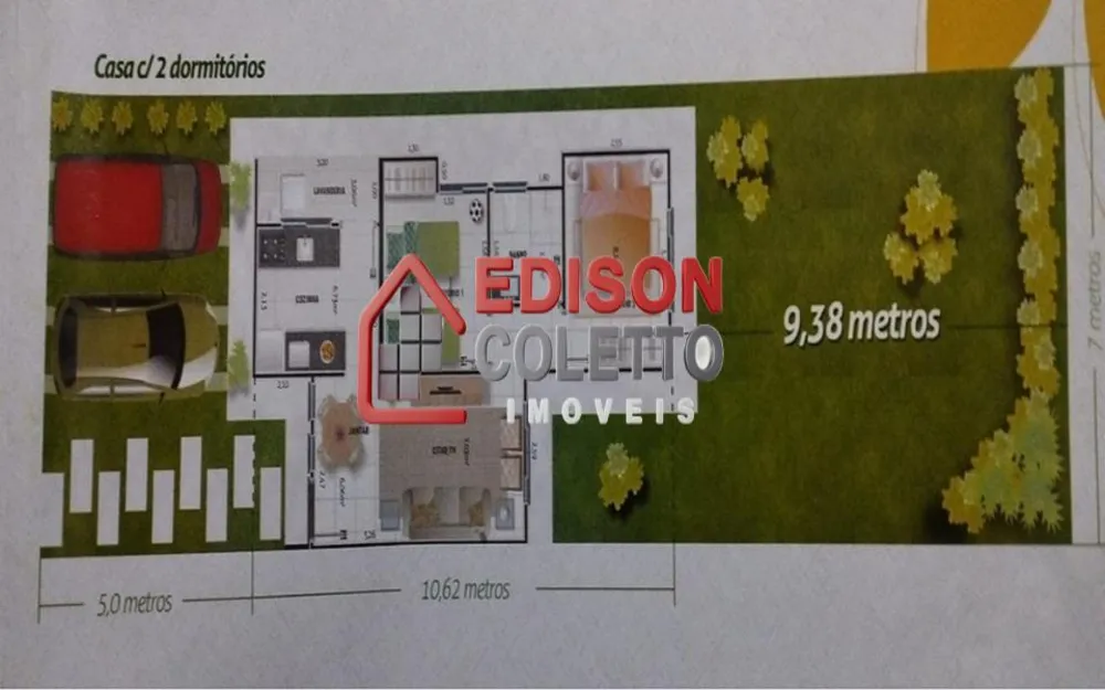 Casa, 2 quartos, 50 m² - Foto 4