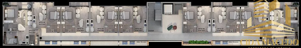 Apartamento, 1 quarto, 27 m² - Foto 16