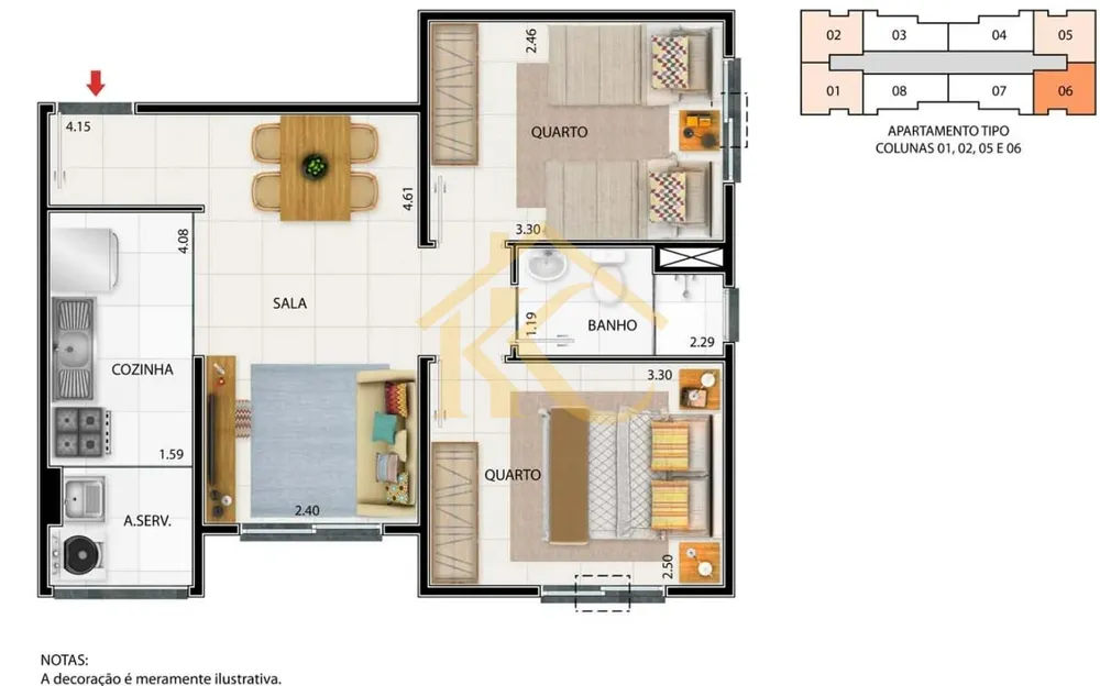 Apartamento, 2 quartos, 45 m² - Foto 20