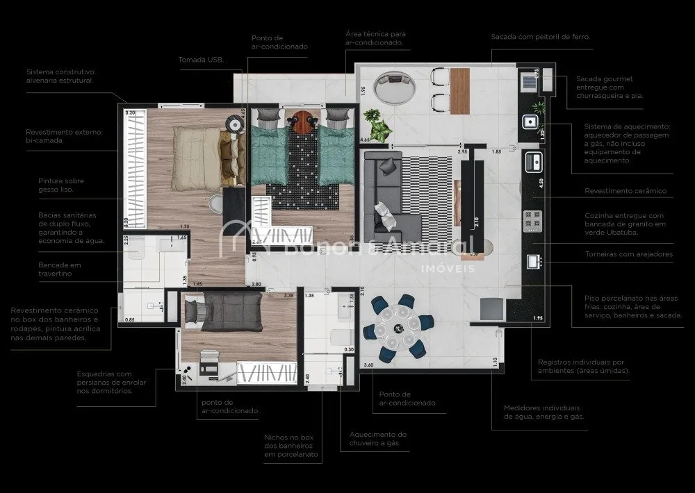 Apartamento, 2 quartos, 97 m² - Foto 11