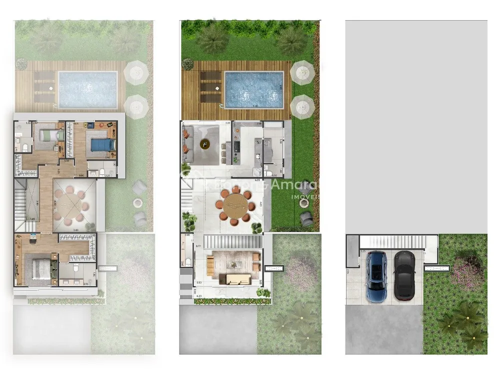 Casa de Condomínio, 3 quartos - Foto 1