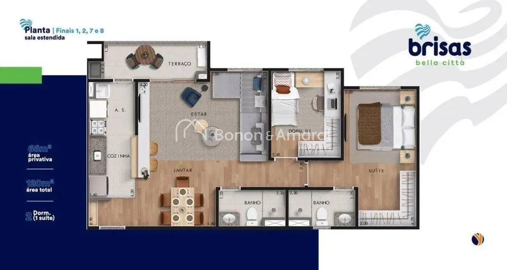Apartamento, 2 quartos, 66 m² - Foto 12