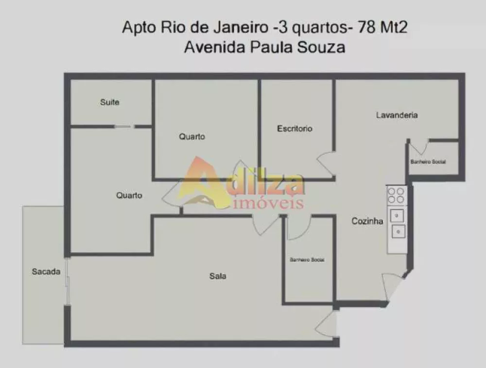 Apartamento, 3 quartos, 78 m² - Foto 14