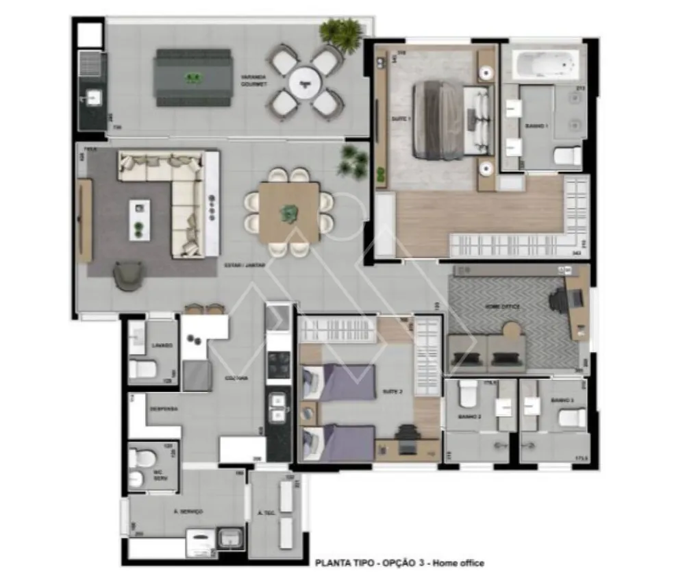 Apartamento, 3 quartos, 159 m² - Foto 9