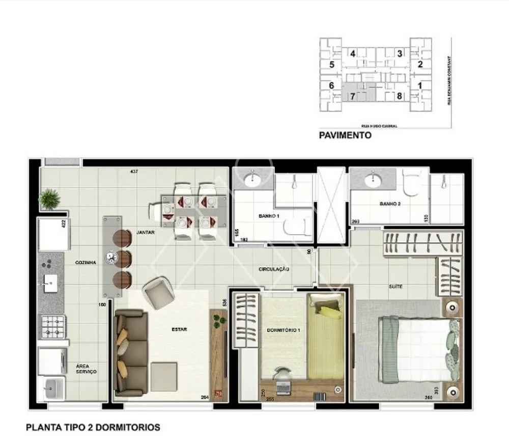 Apartamento, 2 quartos, 55 m² - Foto 5